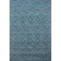 Bashian Bashian R120-AZ-5X7.6-CL152 Venezia Collection Geometric Transitional 100 Percent Wool Hand Tufted Area Rug; Azure - 5 ft. x 7 ft. 6 in. R120-AZ-5X7.6-CL152